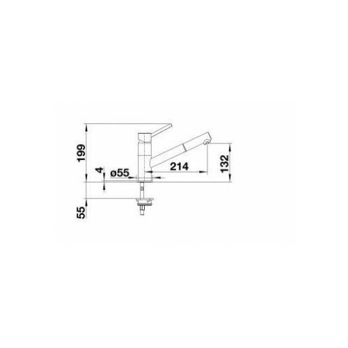 Blanco slavina KANO-S MAT CRNA VT Slike