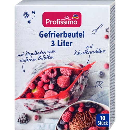 Profissimo Quick'n Fresh kese za zamrzivač sa praktičnim zatvaračem 10 kom Cene