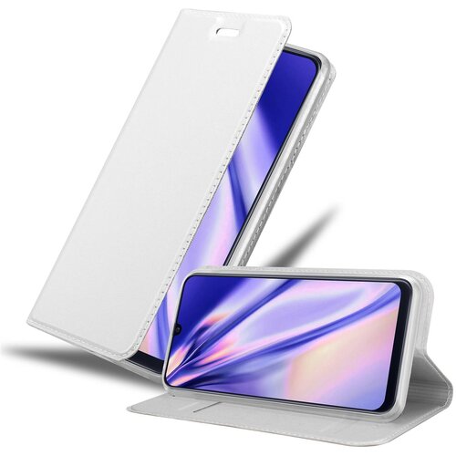 Cadorabo Ohi&scaron;je, združljivo z Samsung Galaxy M31 v klasično srebrno - Za&scaron;čitni ovitek z magnetnim zapiranjem, stoječo funkcijo in režo za kartice, (20564016) Cene