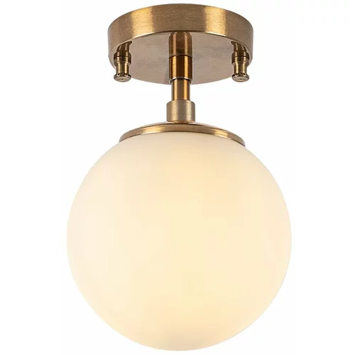 Opviq lights Bijela/u brončanoj boji stropna svjetiljka sa staklenim sjenilom ø 15 cm Atmaca –