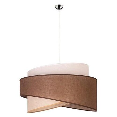  Duolla - Luster na sajli BROOKLYN 1xE27/40W/230V, prečnik 50 cm, braon/bež/bela Cene
