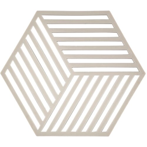 Zone podmetač za vrući lonac Hexagon Zone, Svijetlosiva Slike