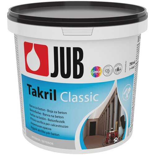 Jub boja za beton takril (crne boje, 750 ml, mat) Cijene
