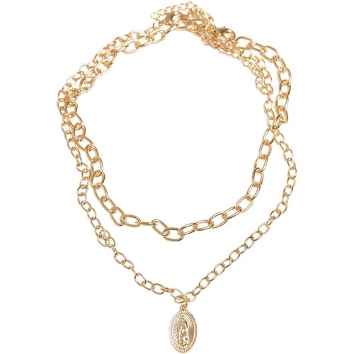 Urban Classics Accessoires Madonna gold necklace with layering Cene