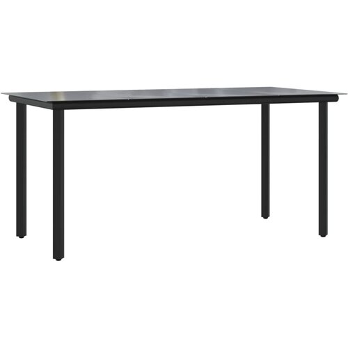  7-dijelni vrtni blagovaonski set s jastucima poliratan smeđi Smeđa 160 cm table length Slike