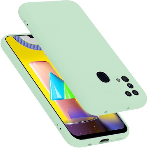 Cadorabo Ohi&amp;scaron;je, združljiv s Samsungom v tekoči svetlo zeleni barvi - za&amp;scaron;čitni pokrov iz fleksibilnega silikona TPU, (20587156) Slike