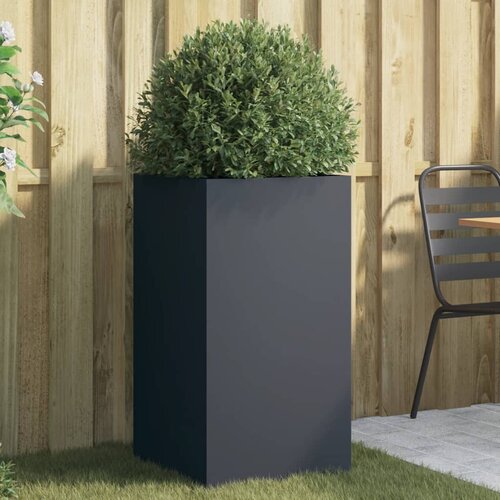 VidaXL Sadilica antracit 42 x 38 x 75 cm od hladno valjanog čelika Slike