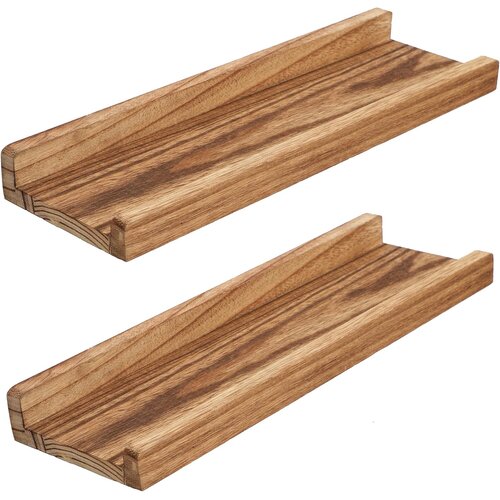 PHOENANCEE 2x 43x13cm viseča stenska polica iz lesa Slike