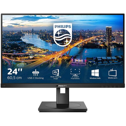 Philips 243B1 LCD zaslon 61 cm (24 palac) Energetska učinkovitost 2021 E (A - G) 1920 x 1080 piksel Full HD 4 m Cijene