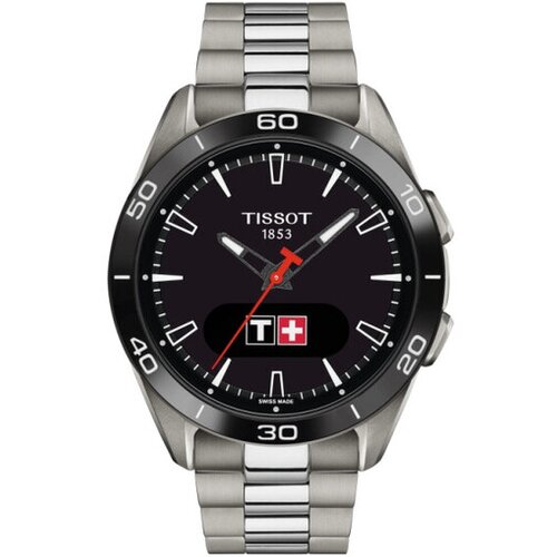 Tissot pametna ura T153.420.44.051.00, 43.75 mm, siva Cene