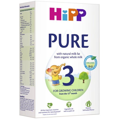 Hipp Pure, ekolo&scaron;ko Junior mleko 3, 500 g 1013946 Cene