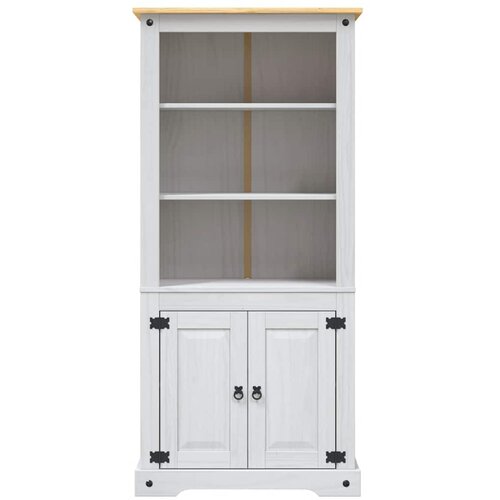  Kredenc od borovine meksički stil Corona bijeli 80x40x170 cm Slike