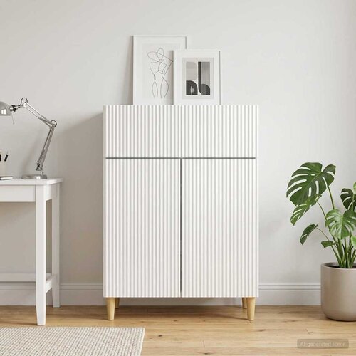  Kreveta s ladicama Bijela visokog sjaja 66 x 34,5 x 90 cm Cijene