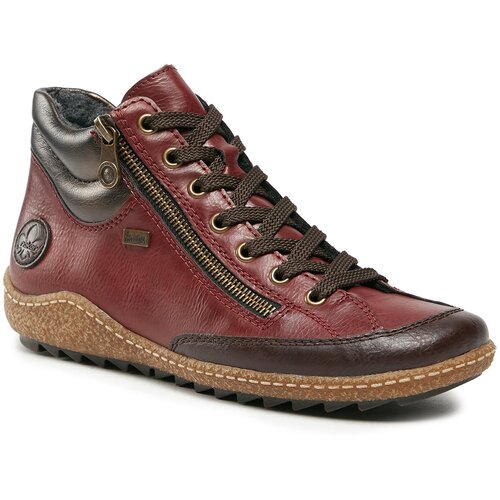 Rieker Škornji L7500-35 Havanna / Wine / Antik 35 Cene