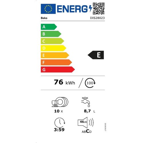 Beko DIS 28023 ugradna sudoma&amp;scaron;ina Slike
