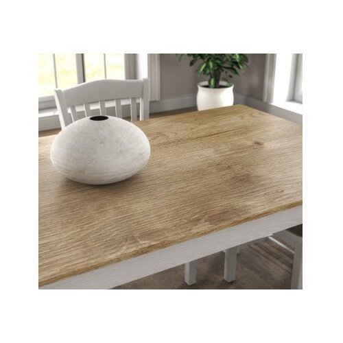 Hanah home FRN-20082 WoodenWhite Dining Table Cene