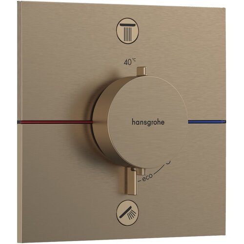 Hansgrohe ShowerSelect Comfort E me&scaron;ač termostatski za skrivenu ugradnju 2 funkcije bronza 15572140 Cene
