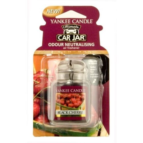 Yankee Candle black Cherry Car Jar viseći osvježivač zraka za automobil 1 kom Slike