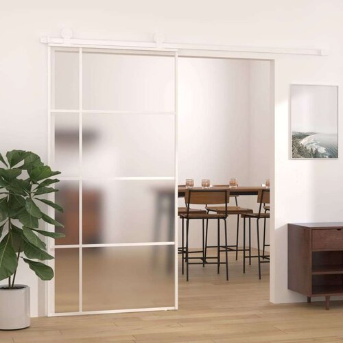  Klizna vrata od stakla ESG i aluminija 102 5 x 205 cm bijela Cijene
