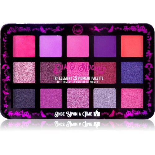J.Cat Beauty Dia &amp;amp; Noche paleta sjenila za oči nijansa 105 Once Upon A Time 16 g Slike