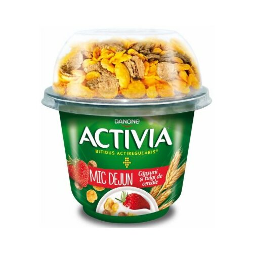Danone activia voćni jogurt jagoda 168g čaša Slike