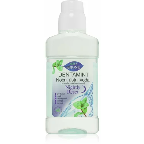 Bione Cosmetics Dentamint Nightly Reset vodica za usta za noć 265 ml