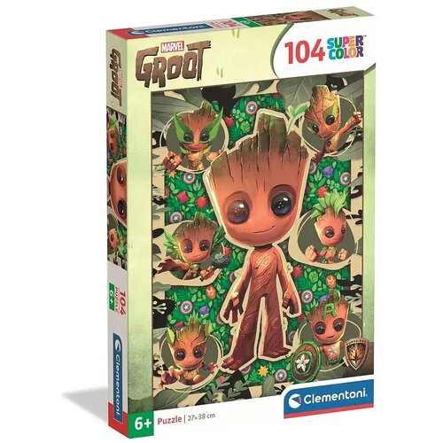 Clementoni Marvel Varuhi galaksije Groot 104-delna supercolor sestavljanka - Cene
