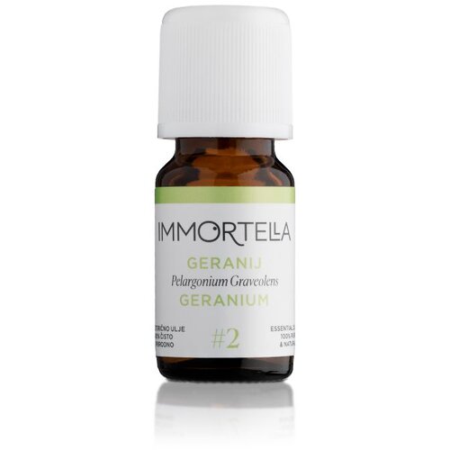 Immortella Mediterranean Beauty Eterično olje geranije (Pelargonium graveolens), 10 ml Cene
