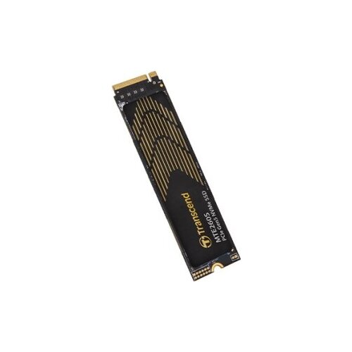 Transcend M.2 NVMe 2TB, 2280, PCIe Gen 5x4, 3D NAND, DRAM DDR4, Read up to 14,000 MB/s, Write up to 12,500 MB/s, Graphene Heatsink TS2TMTE260S Slike