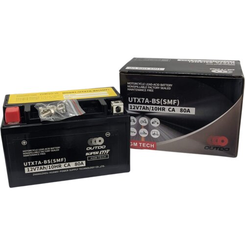 Outdo akumulator za motor YTX7A-BS (12V 7Ah), (21314011) Slike