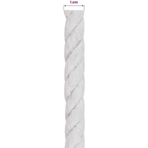  Konop Bijelo 1 x 1 x 2500 cm Pamuk Slike