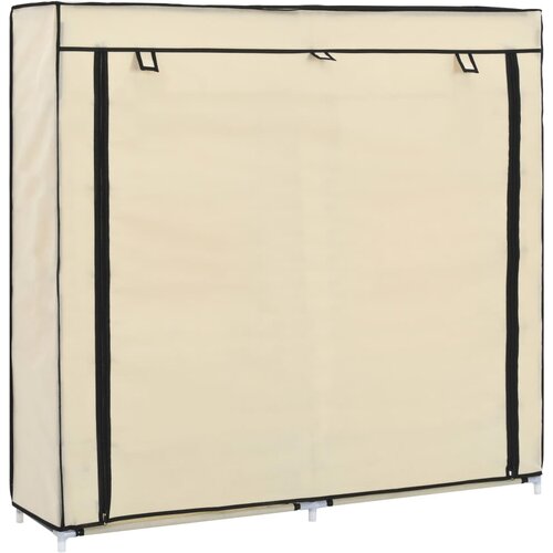 Furnova Omarica za čevlje s pokrivalom blago 115x28x110 cm krem, (21954451) Slike