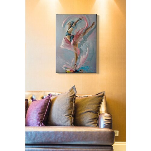 Wallity kanvas tablo (50 x 70) - 259 multicolor decorative canvas painting Cene