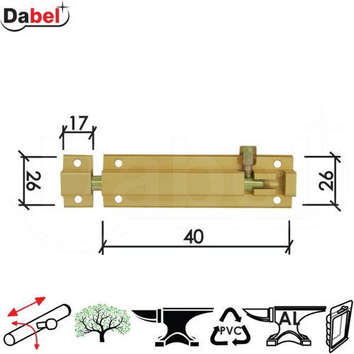 Dabel reza za vrata 391 ms 40x26 mm širina 26 mm dsp Slike