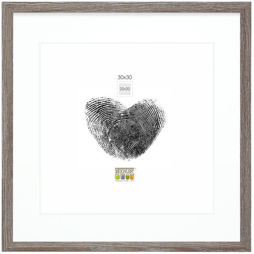 DEKNUDT S66KH3 P1 30x30 Holz grau mit Passepartout Slike
