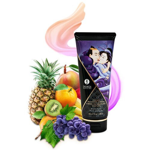 krema za masažu sa ukusom egzotičnog voća shunga kissable massage cream exotic fruits Slike