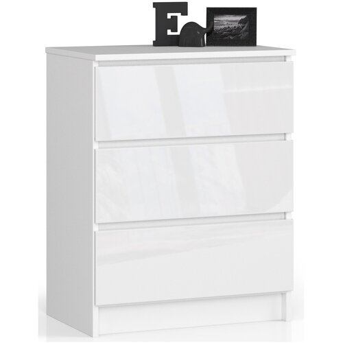 AKORD KOMODA K60 3SZ CLP BELO SJAJ, (21702935) Slike