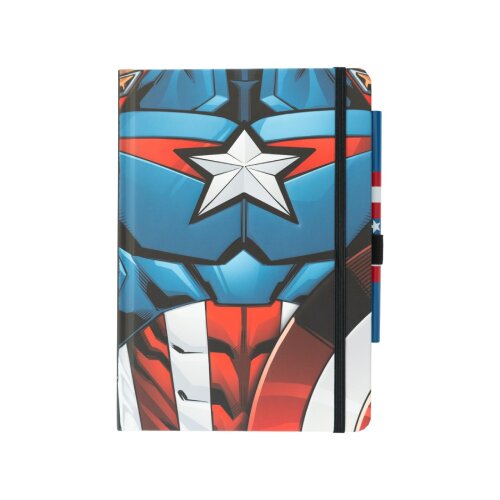 Grupo Erik Editores S. L. Captain America, Marvel - Agenda A5 sa hemijskom - Marvel, Captain America, Premium Slike