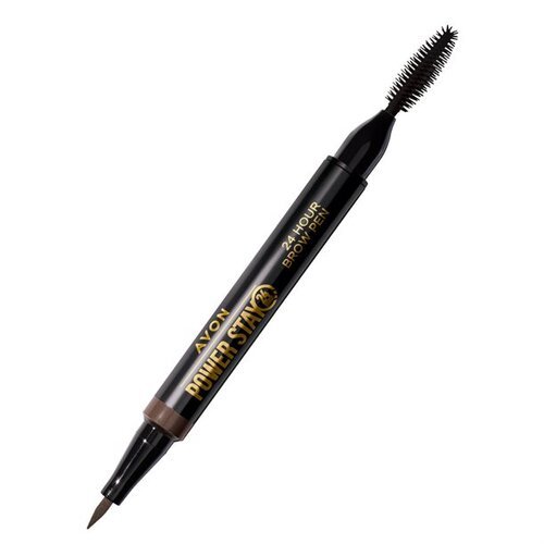Avon power Stay 24 Hour olovka za obrve - Medium Brown Slike