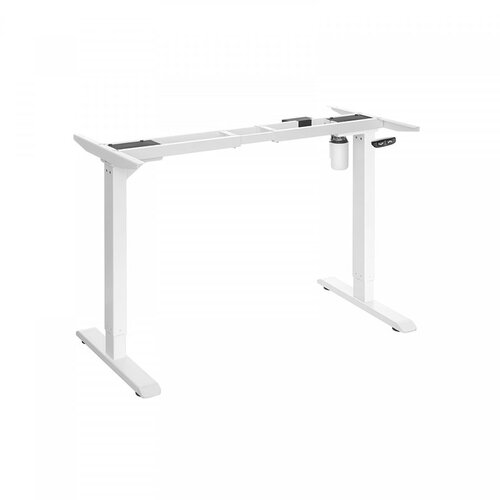 Songmics Dvižno električno podnožje Sit&Stand, belo Cene