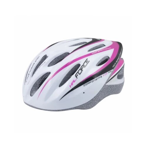 Force Kaciga HAL, bela-roze XS-S Cene