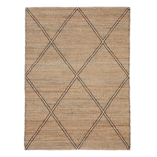 Kave Home Ručno rađen juten tepih u prirodnoj boji 160x230 cm Vallalta &ndash; Cijene