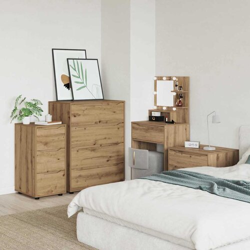 VidaXL Ormarić za pohranu Umjetnički hrast 40 x 48 x 81 cm Slike