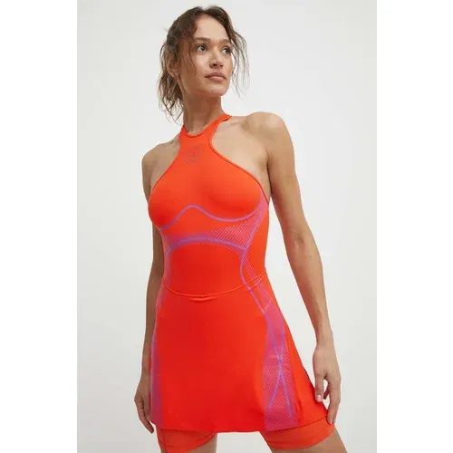 ADIDAS BY STELLA MCCARTNEY Sportska haljina Truepace boja: narančasta, mini, širi se prema dolje, IQ4482