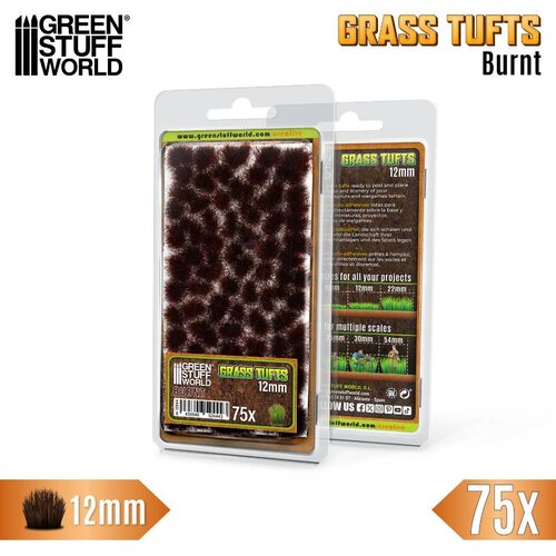 Green Stuff World Static Grass Tufts 12mm Burnt Brown | Buseni trave 12mm spaljeno braon Cene