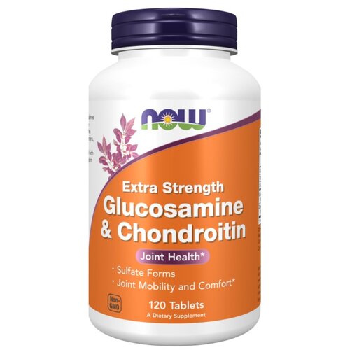 Now Foods Glukozamin in hondroitin - dodatna moč NOW, 120 tablet Cene