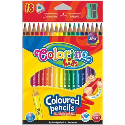 Artmie trouglaste colorino bojice sa oštrilom, 18 pakovanja Cene