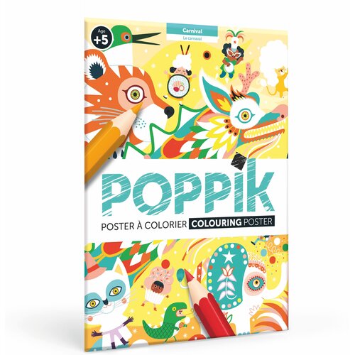 Poppik Poster za bojenje Karneval Slike