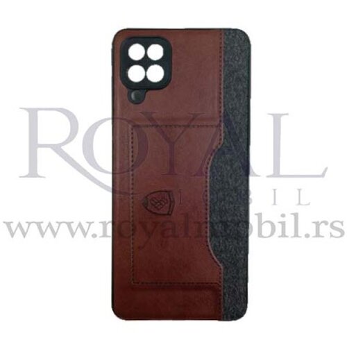  futrola leather textil sa dzepicem za xiaomi redmi note 11 / note 11s / note 11T / poco M4 pro 5G tamno braon Slike