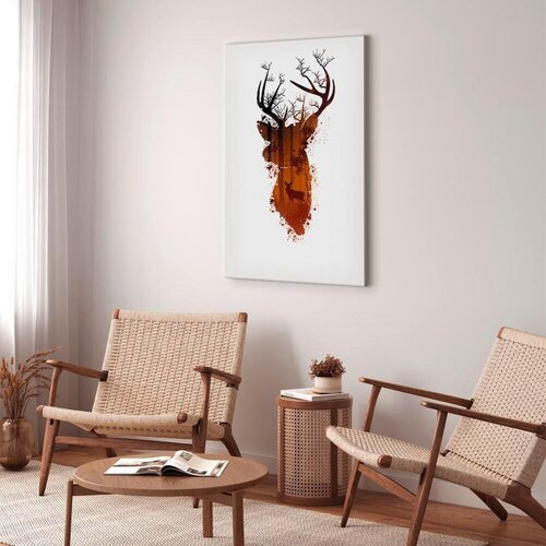 Artgeist Slika Na Platnu Deer In The Morning Slike